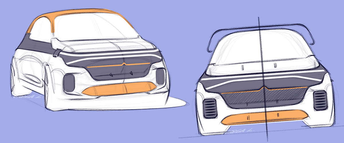 automotive   car concept design sketch Transportation Design