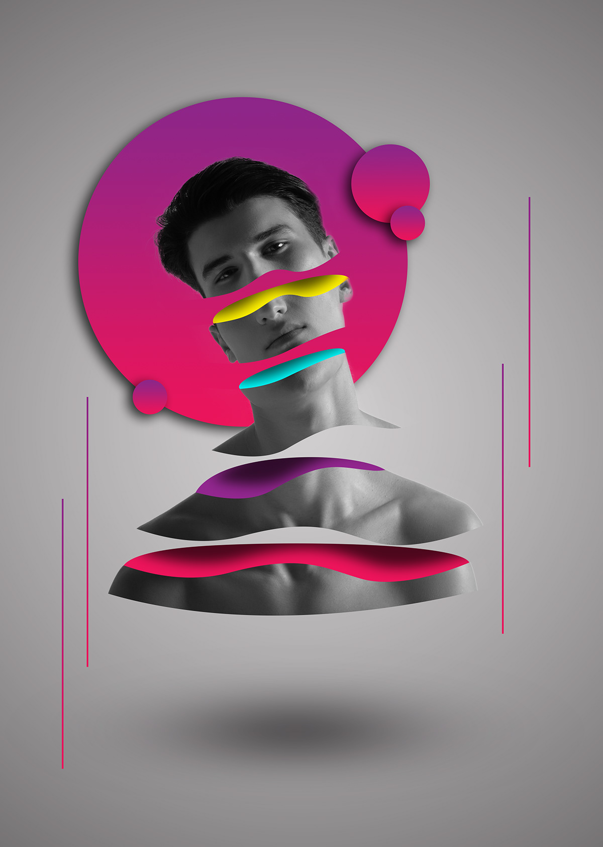 creative poster color gradient