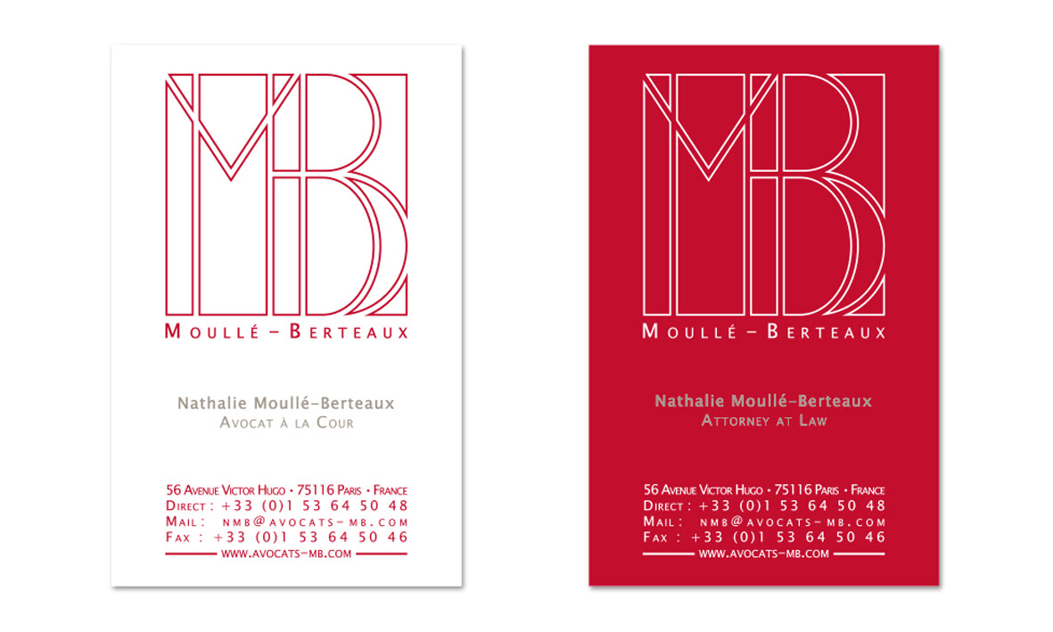 identity moullé-berteaux attorney avocats business card Wish Card