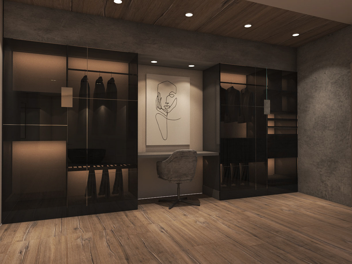 3D 3ds max architecture bathroom design Interior interior design  modern Render visualization