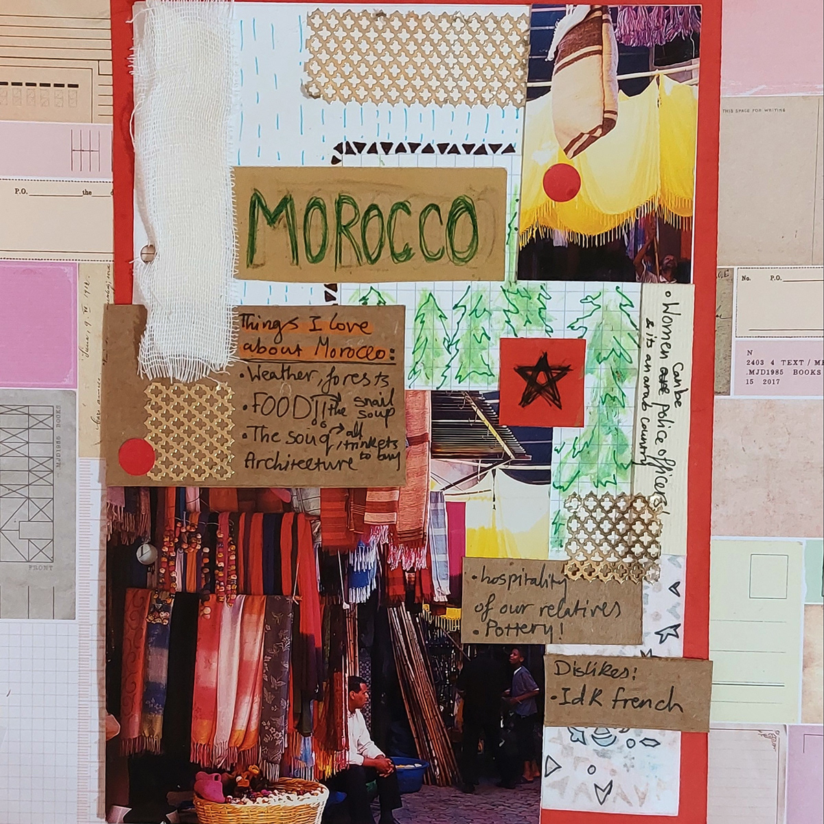 scrapbooking collage design journaling art