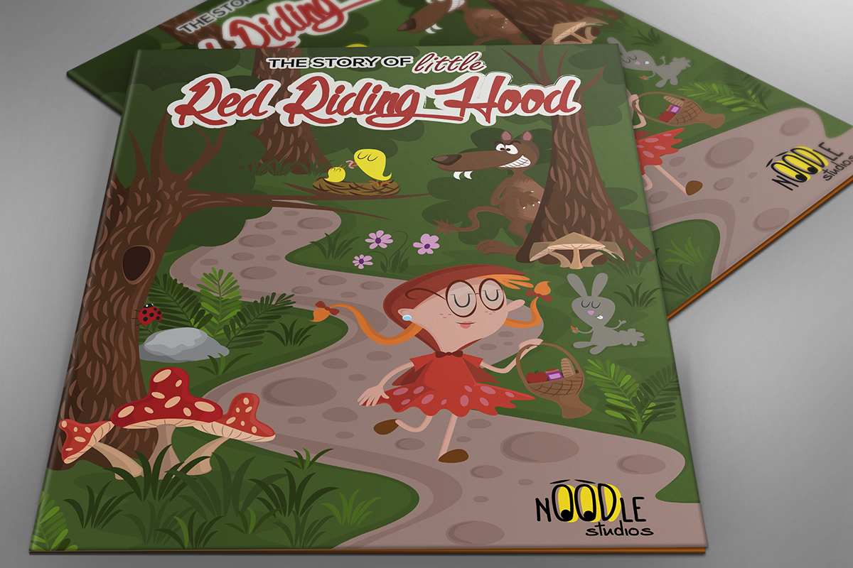Red riding hood Big Bad Wolf wolf forest children's story