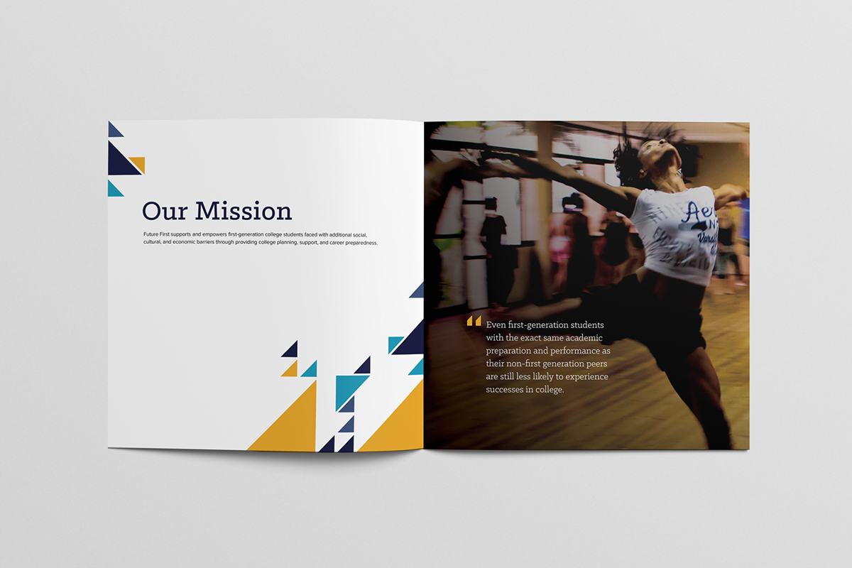 Adobe Portfolio brand Collateral nonprofit graphic design  folder Booklet business card Stationery editorial design  print design 