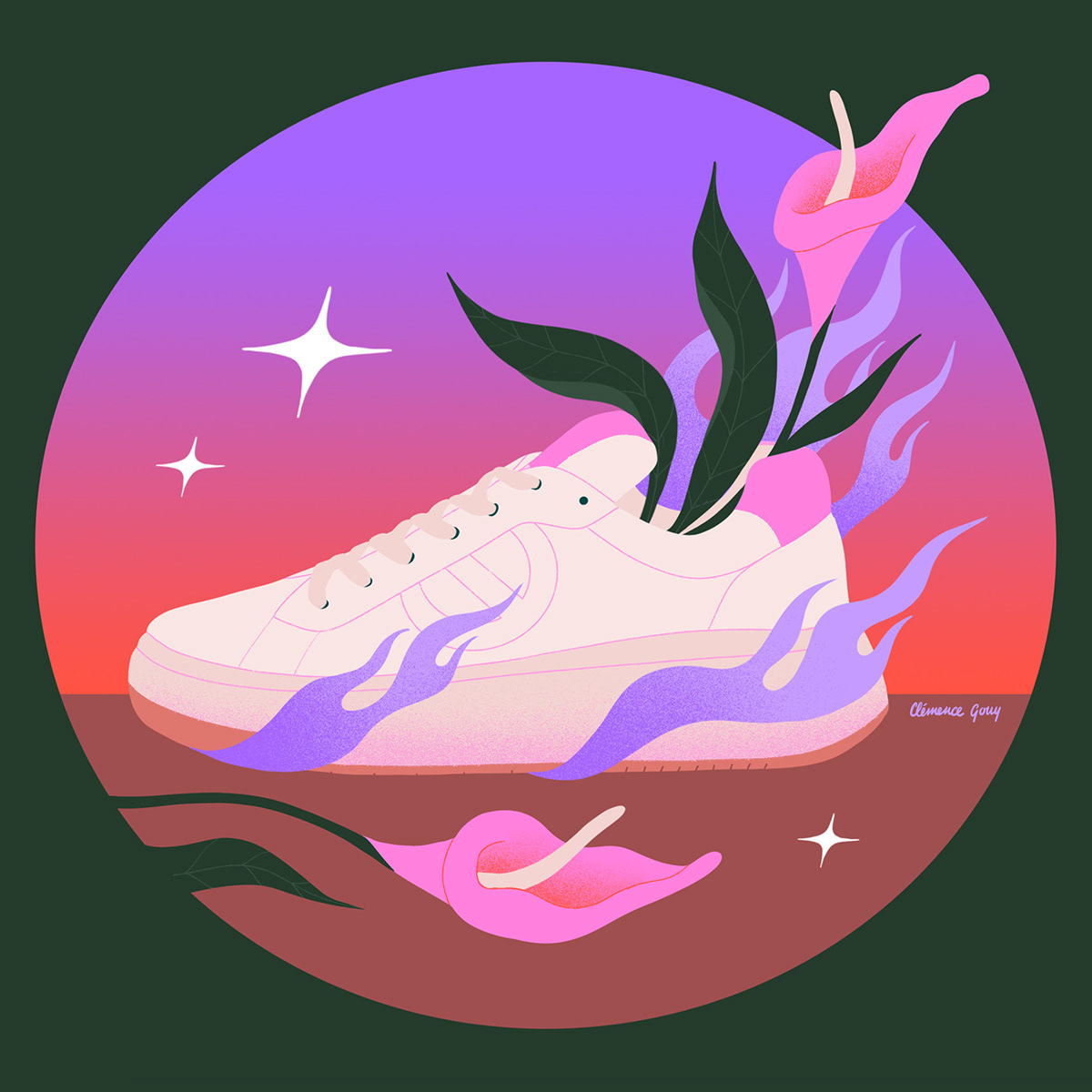 Editorial Illustration feminism LGBTQ+ Nike packaging illustration poster protest sneakers