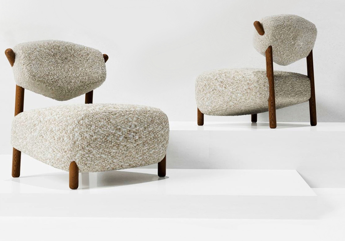 armchair bison chair design designer furniture furniture design  interior design  Lounge Chair product