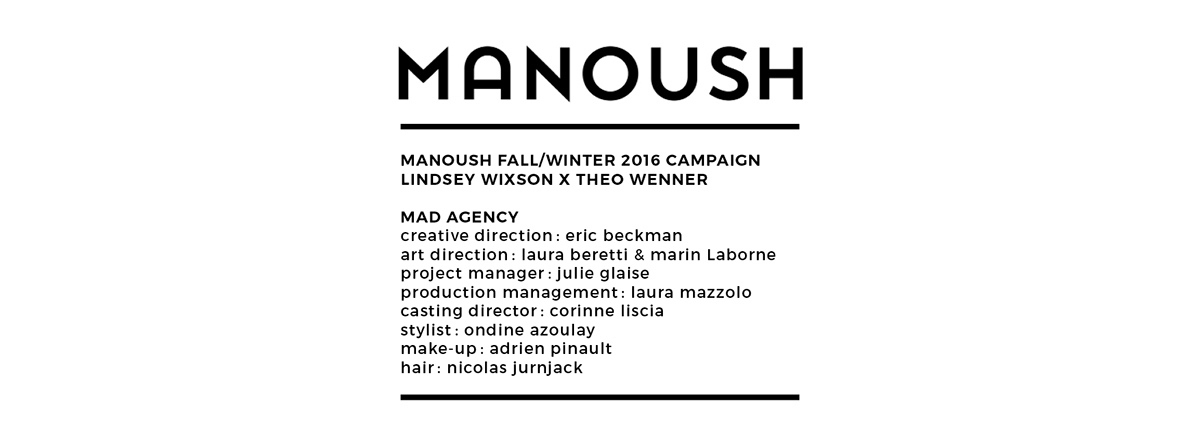 manoush Fashion  Retail campaign editorial vogue Lookbook Paris france art direction 