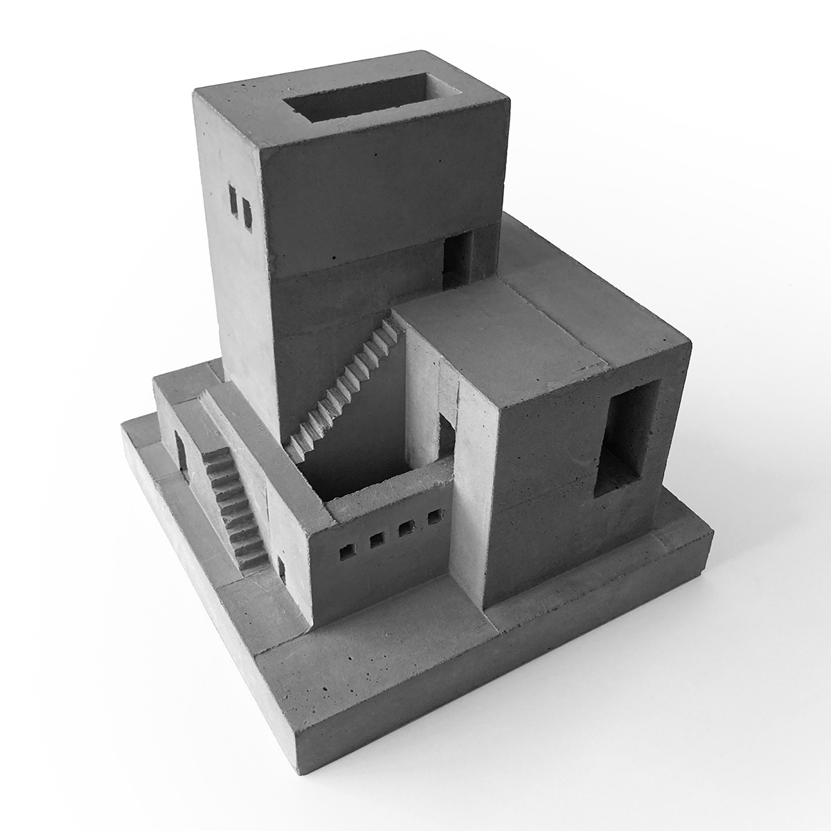 3D 3dprint architecture Brutalism Brutalist cement concrete design modern modular