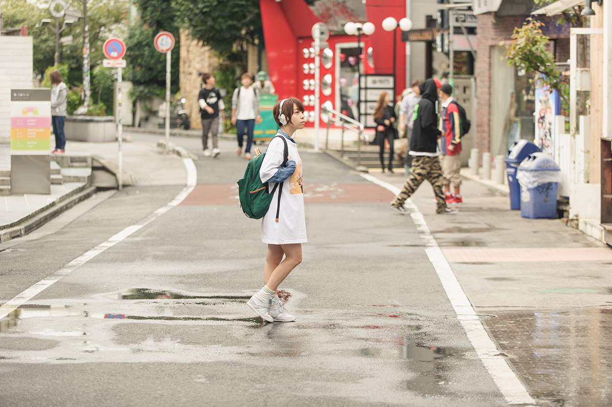 ヘッドフォン女子 Headphone Girl girl 女子 streetphoto street snap portrait Fashion 