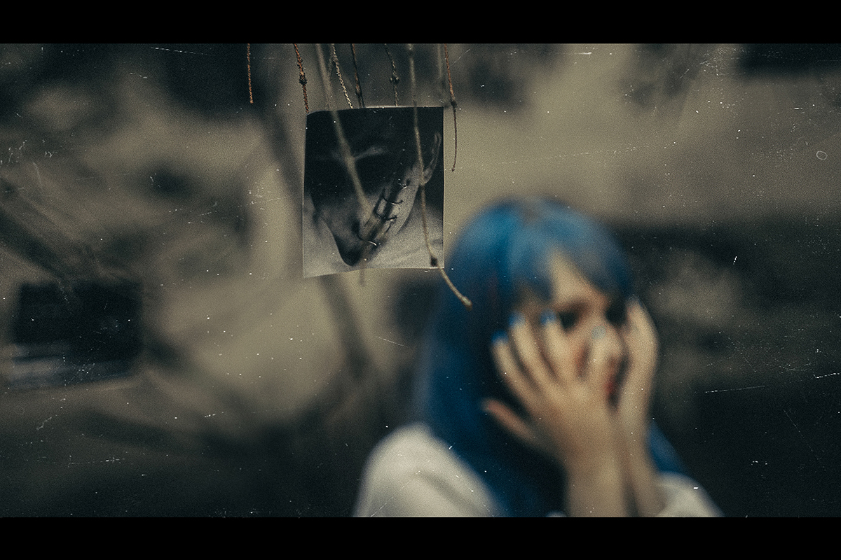 horror depression portrait Melancholy emotions forest earth ghost