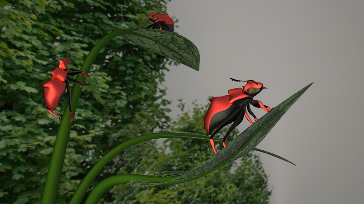 Insects Maxwell Rhino 3d modeling Renderings