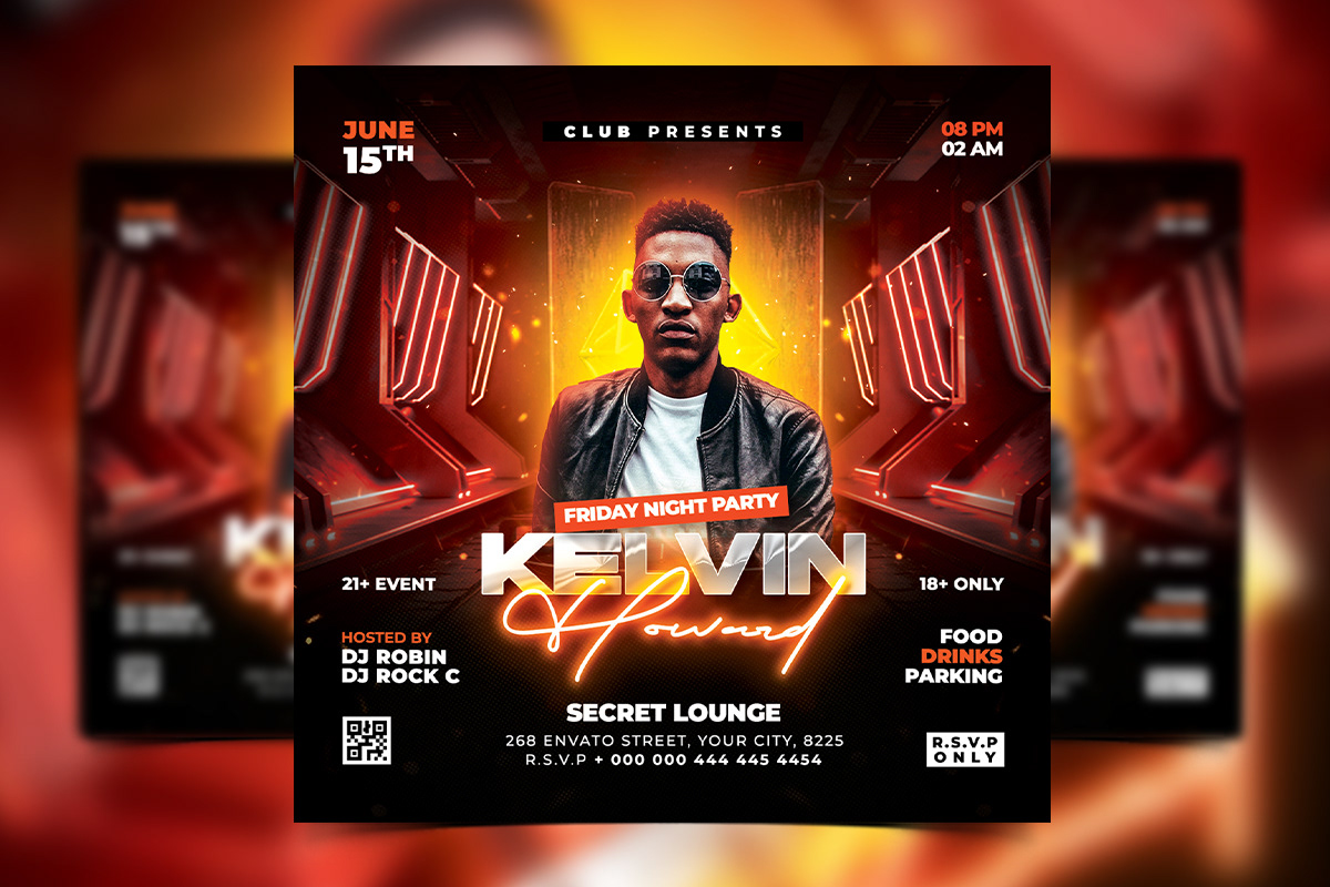 club event DJ Flyer event flyer Event Poster flyer Flyer Design flyer template Night club flyer party flyer psd