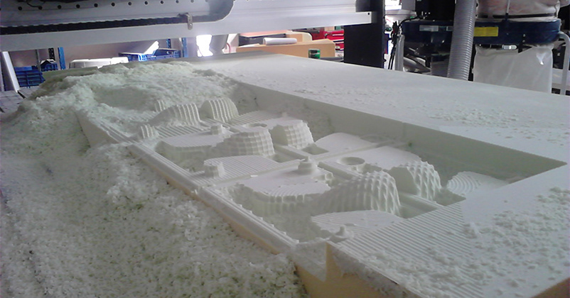 digital fabrication milling machine cnc plaster iaac barcelona Fablab RhinoCAM
