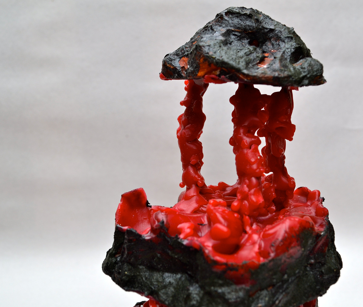 sculpture wax mixed media acetate