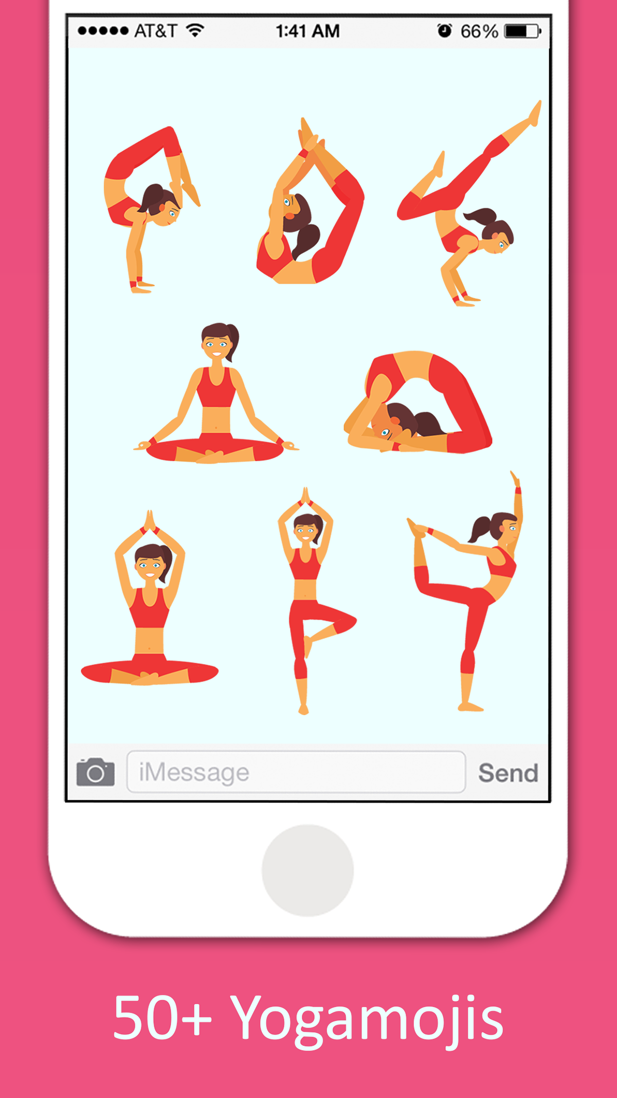Yoga Stickers Pack For Imessage Ios On Behance