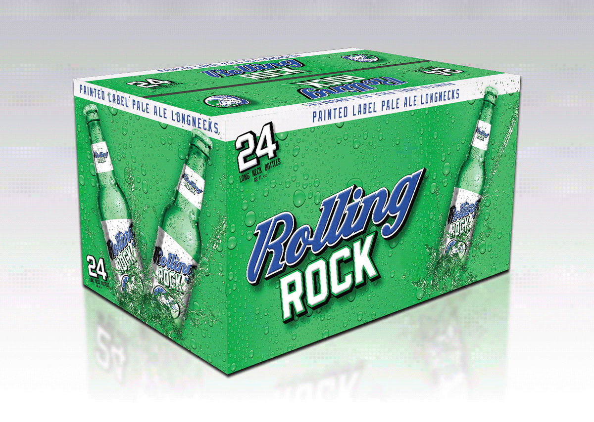 rolling rock beer ryan Marcey package design  Packaging Science brand logo