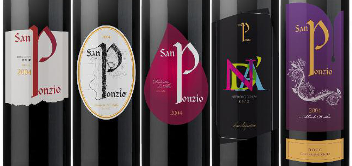 wine collina san ponzio bottle Label Food  Enological etichette vino