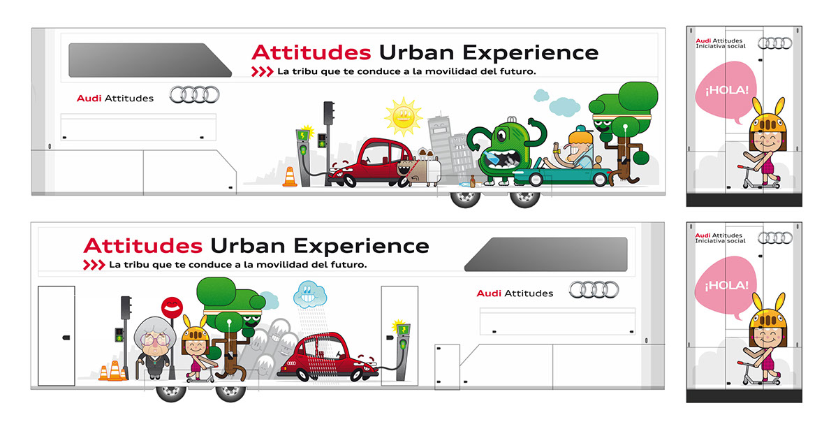 Audi audi attitudes audi attitudes urban Experience social initiative hospitality truck