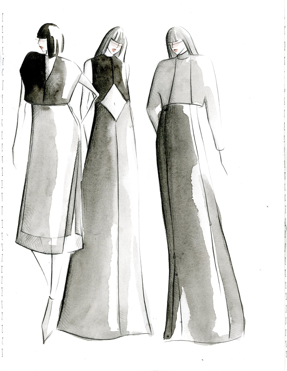 fashion design sketching fashion textile collage accessory design