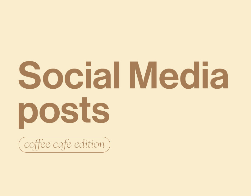 post cafe Coffee minimal graphic design  marketing   Photography  Advertising  Social media post Socialmedia