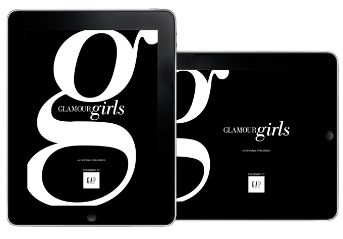 glamour Glamour GIrls iPad reality show Style Frames editorial interactive design