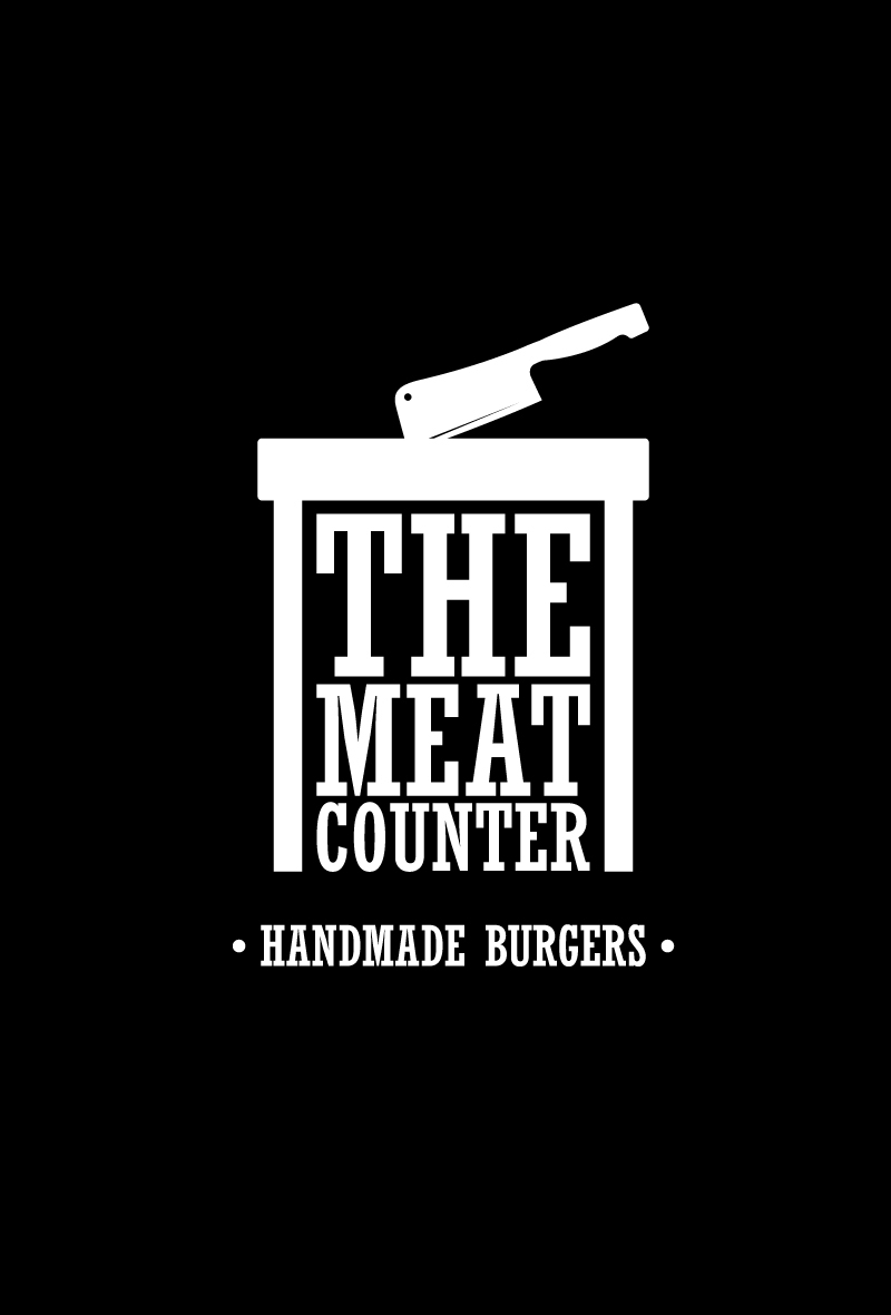 gourmet burger chicken beef pork the meat counter meat vector simple conceptual chips beer resturant Burger Joint