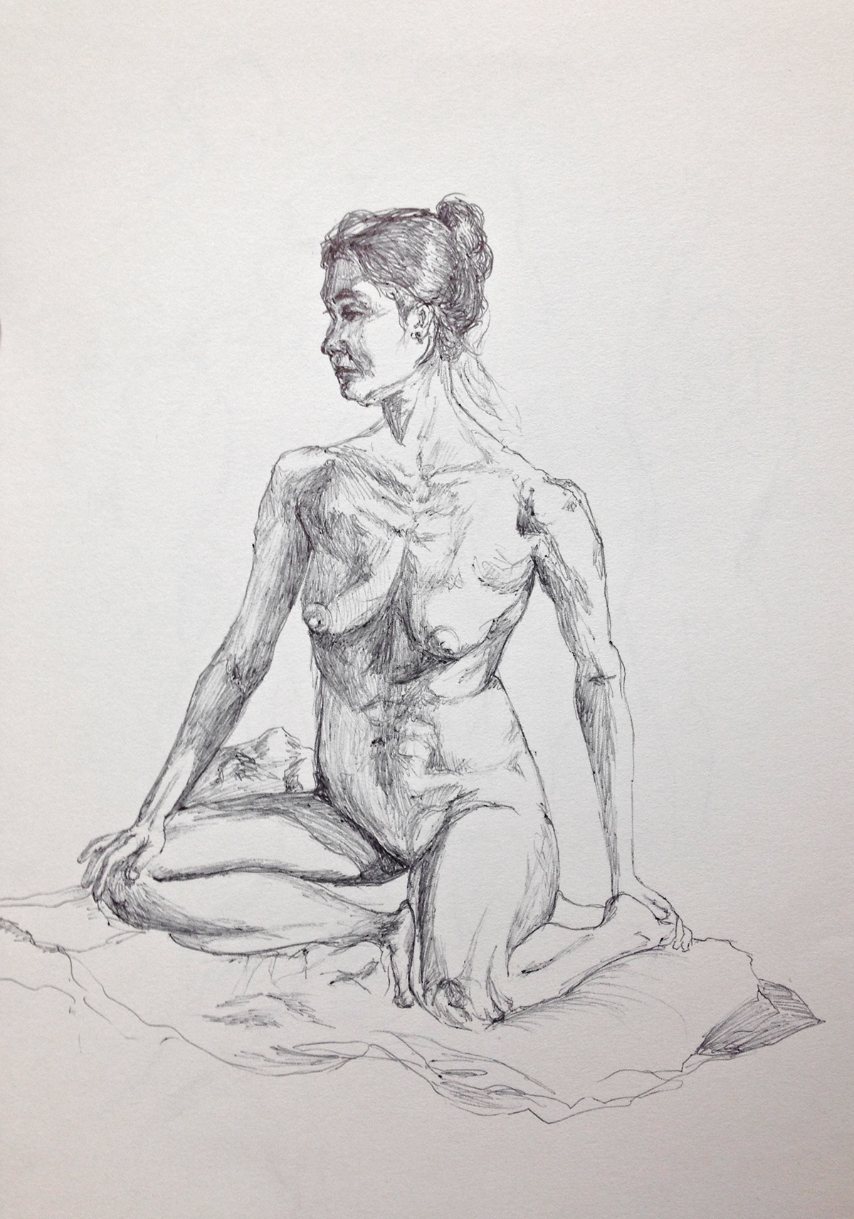 pen sketches life drawing ink
