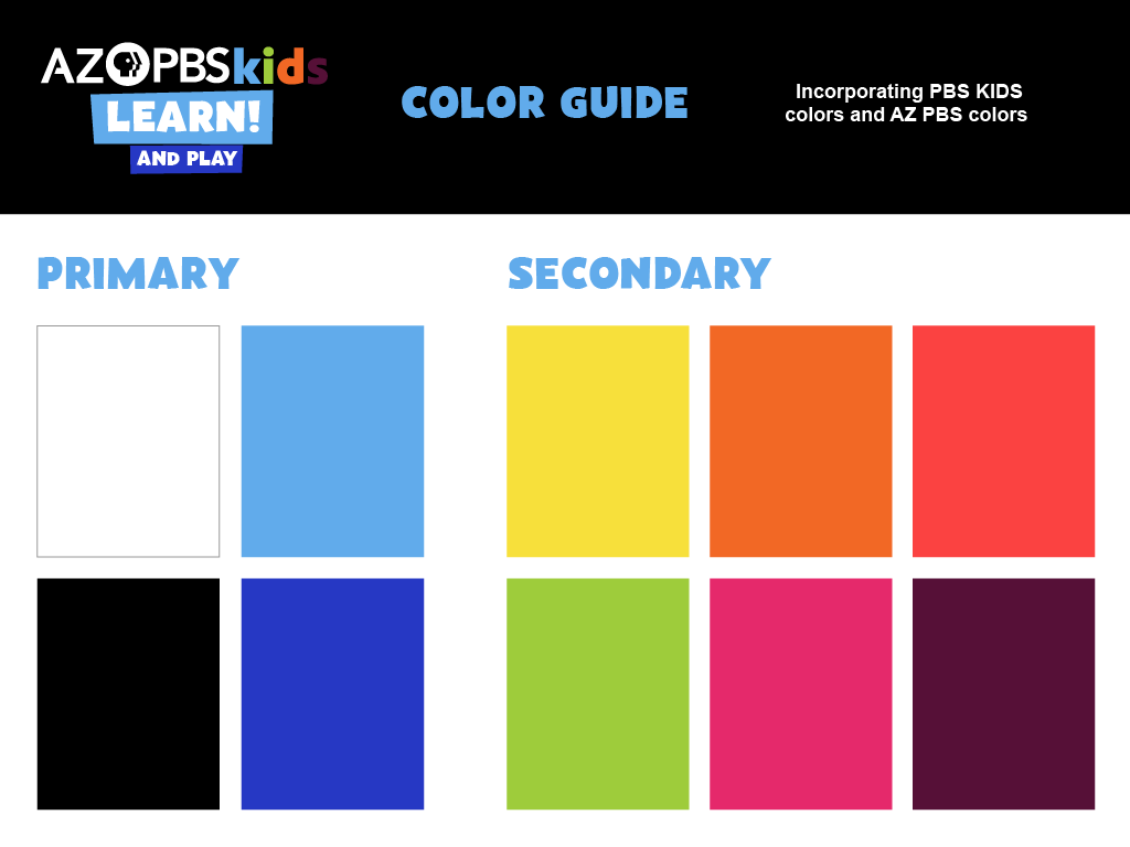 PBS Kids graphic design  flyer PBS