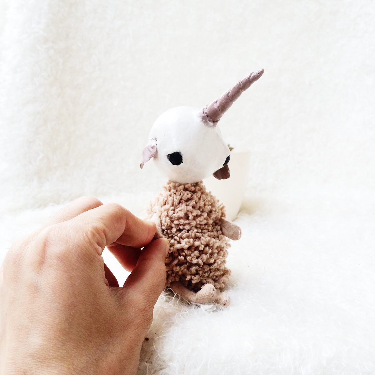 craft toy unicorn sheep