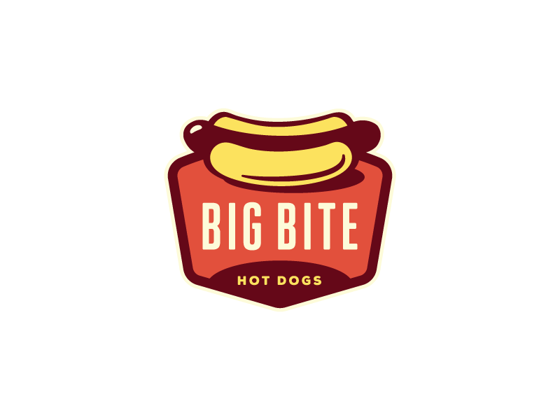 Hot bite. Хот дог логотип. Кафе хот дог логотип. Логотип ресторана. Логотипы ресторанов быстрого питания.