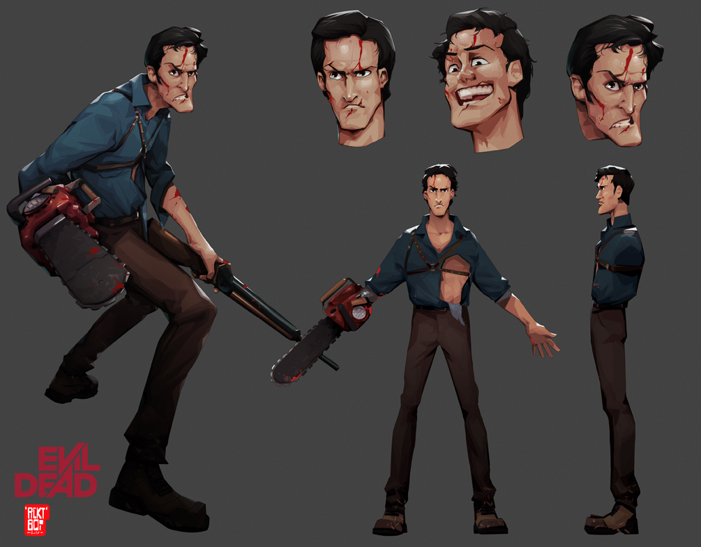 Evil Dead - Ash (Character Paint up process). 