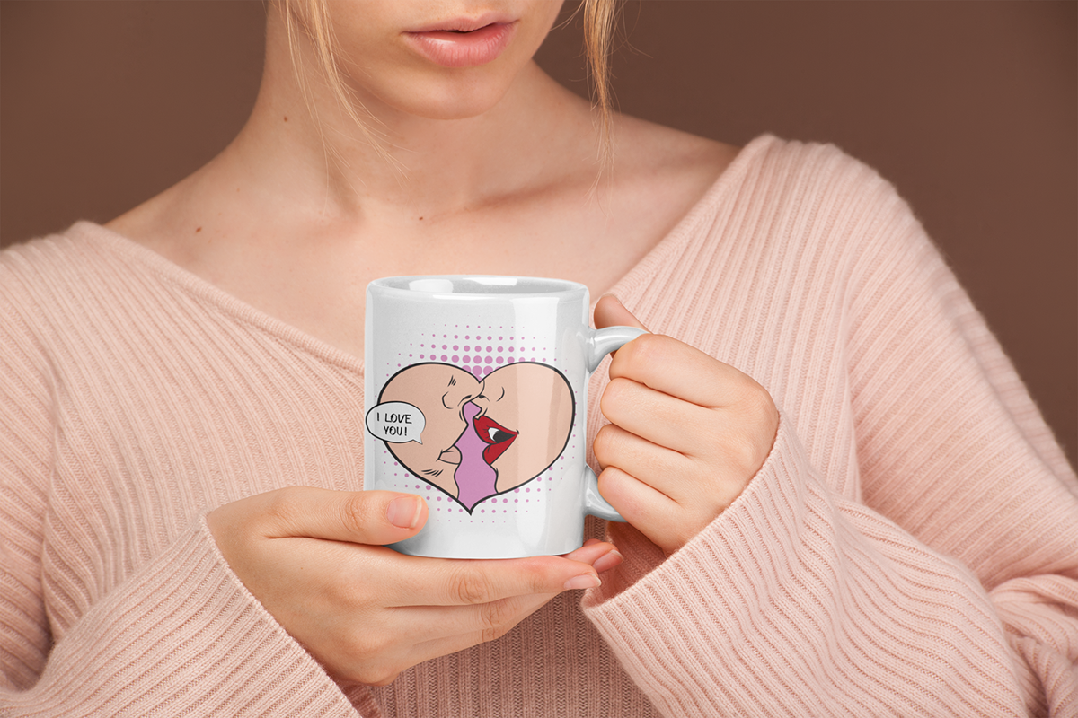 Coffee Mug Mockup Surrounded by Neutral Colors. 