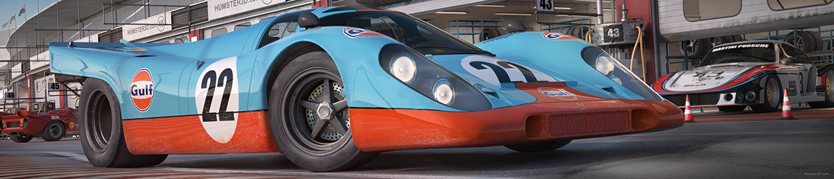 Porsche 3D model Render art car Cars 3d modeling vray Vehicle