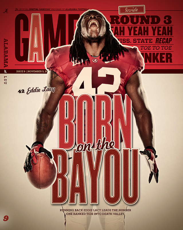 alabama football  program magazine