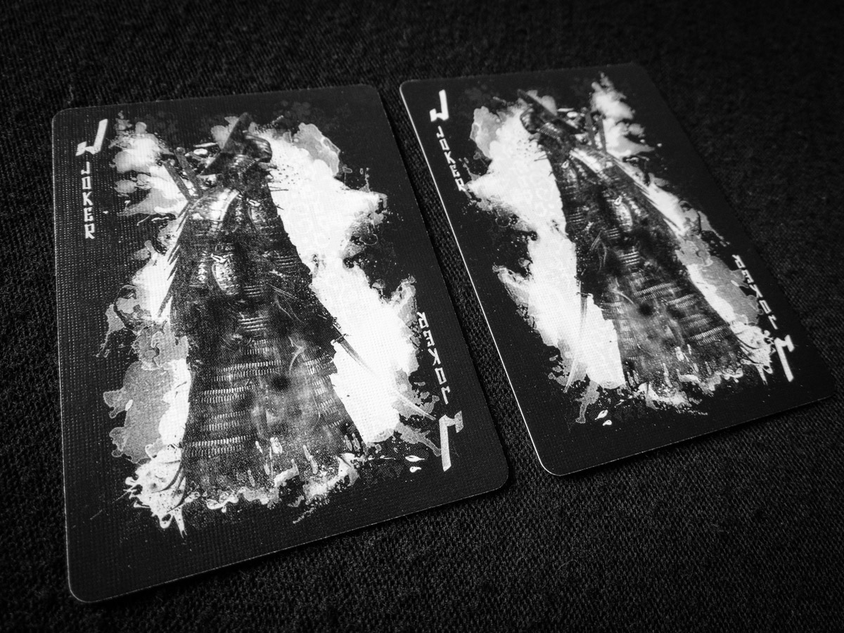 Adobe Portfolio samurai deck doseprod Bicycle cards japan samurai 2 card design