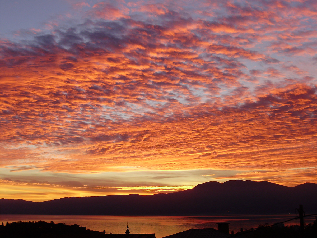 sunsets waters Trsat Castle Rijeka Croatia