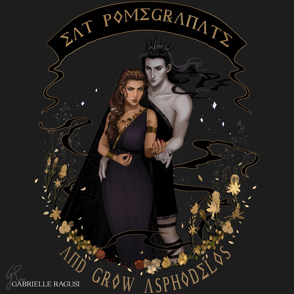 Hades and Persephone Digital Prints 'in (Instant Download) 