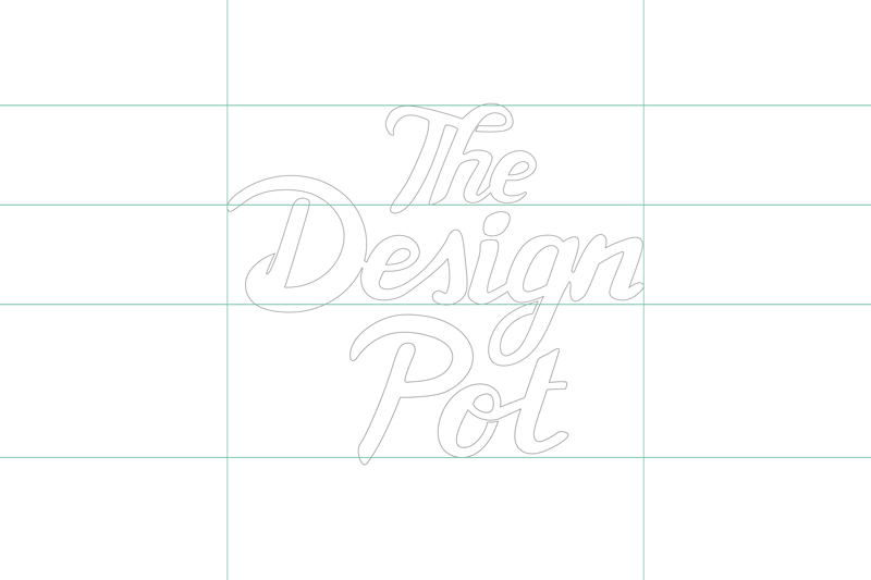 Calligraphy and Lettering logo lettering identity bag