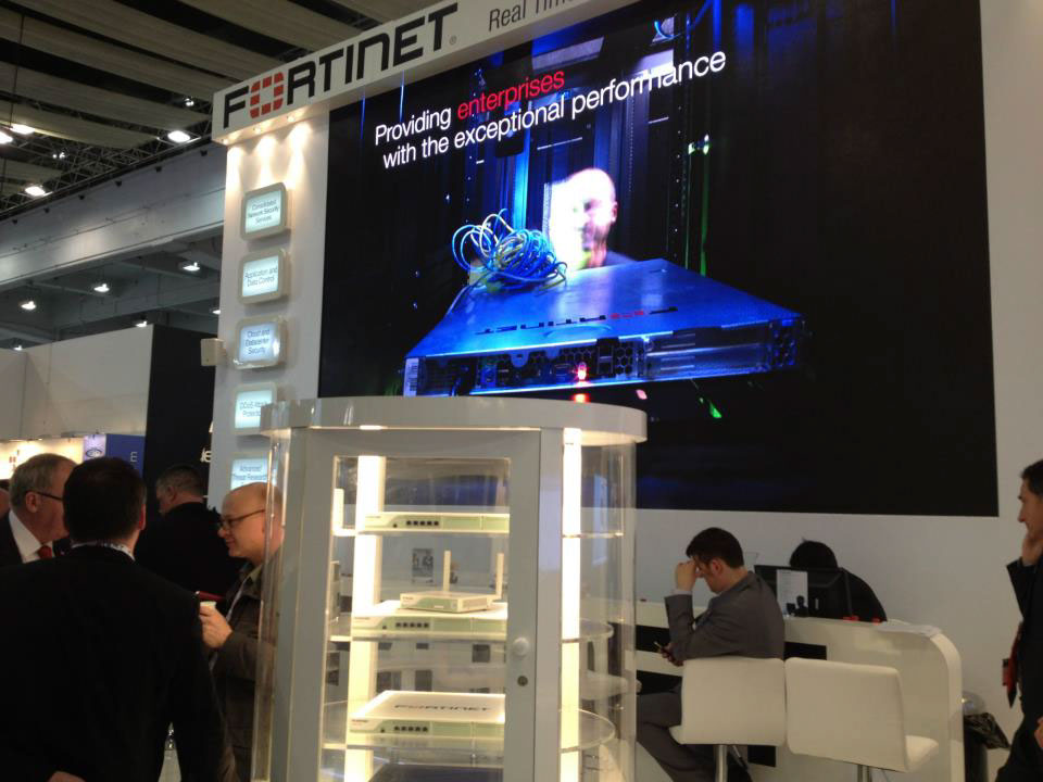 Infosecurity Europe Fortinet stand design