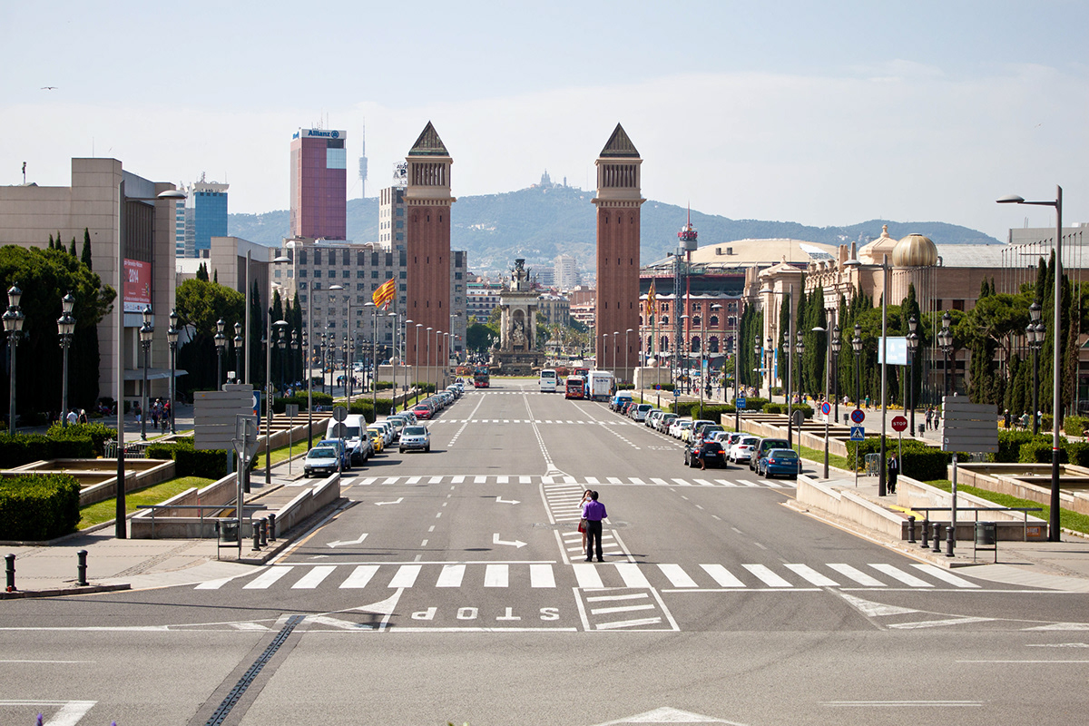 barcelona city Landscape view awesome photo shoting