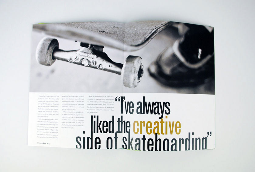 Skating Magazine design