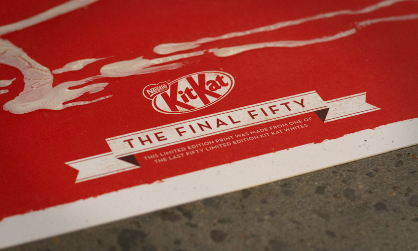 kit kat posters chocolate Food  THE FINAL FIFTY KIT KAT WHITE new limited edition nestle