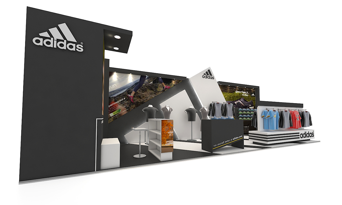Exhibition   design  3d  visualization  stand  fair  booth