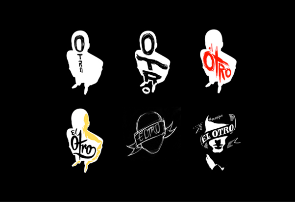 El Otro The Other identity brand Logotype lettering mark logo guidelines