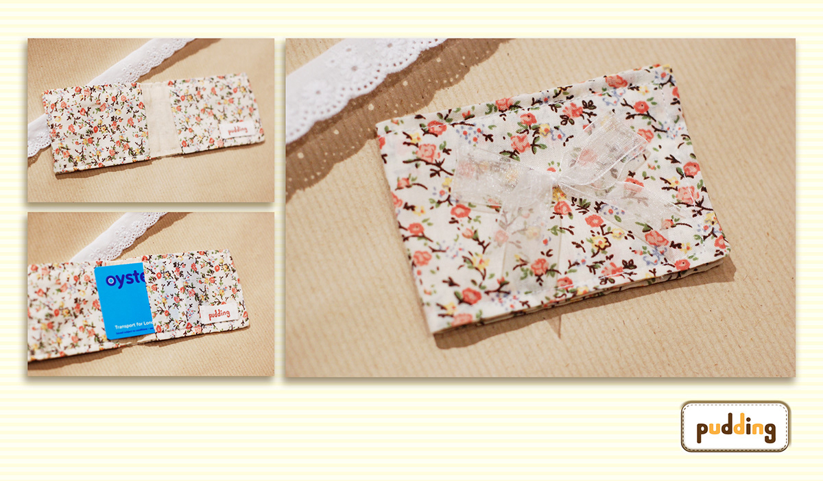 fabric card holder Necklace bookmark handmade Packaging greeting cards