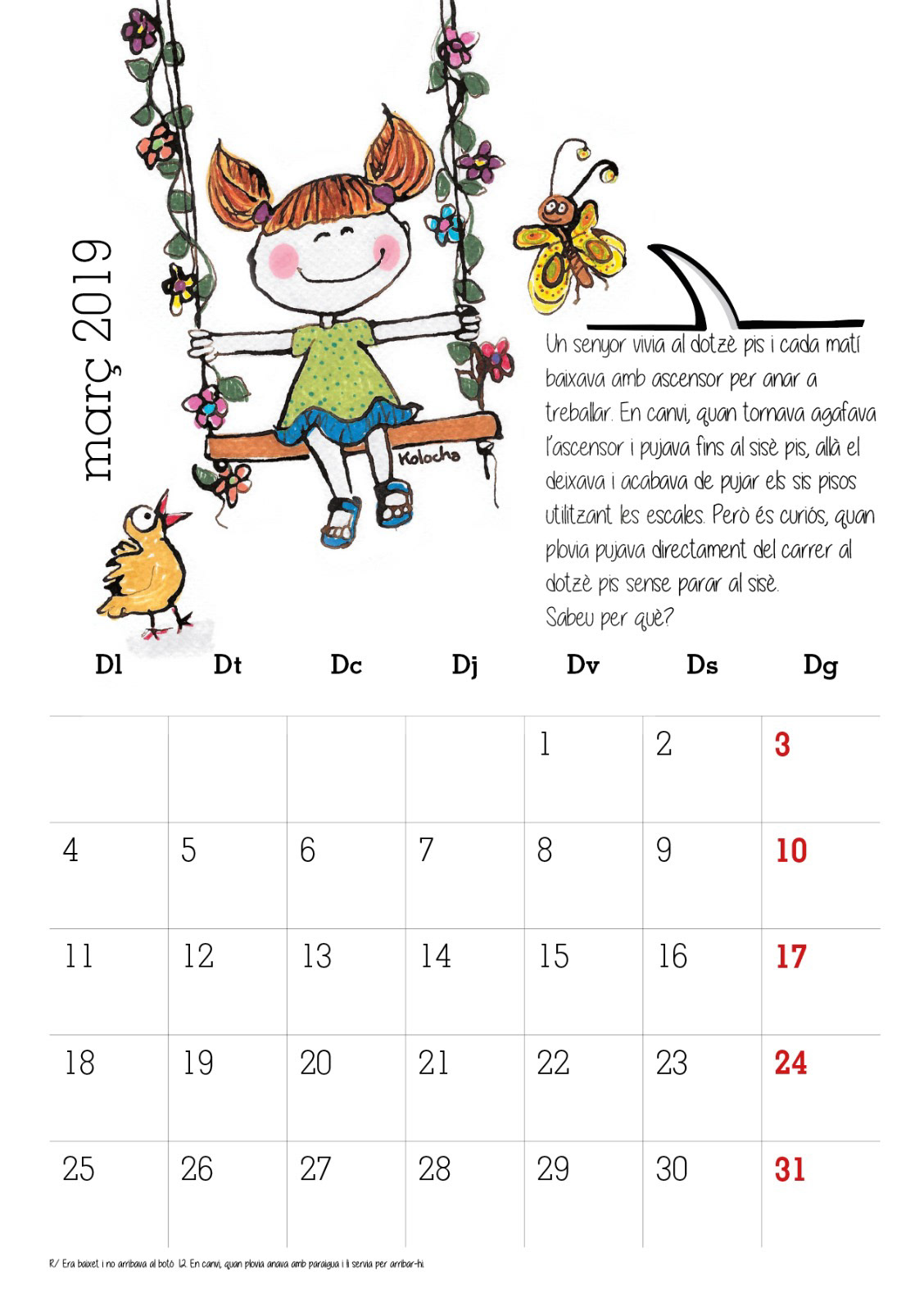 calendari Calender new year maquetació maquetación disseny design diseño