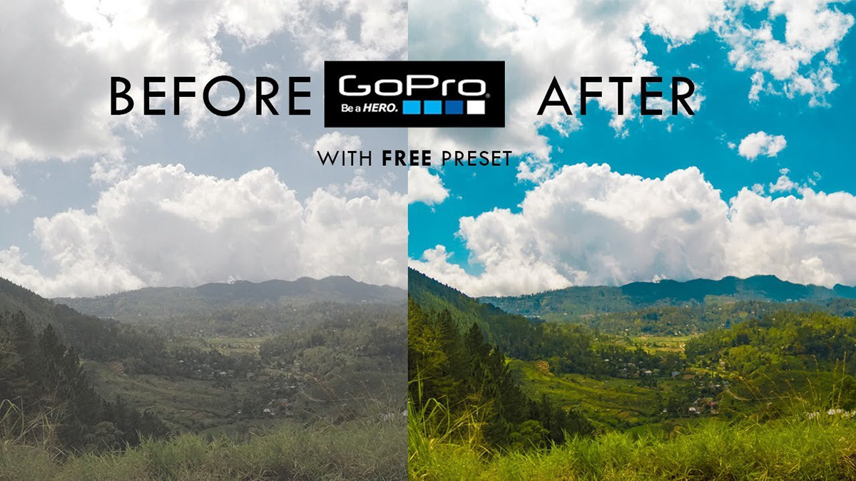 gopro photoshop photo editing colors color correction HDR raw camera raw adobe camera raw presets