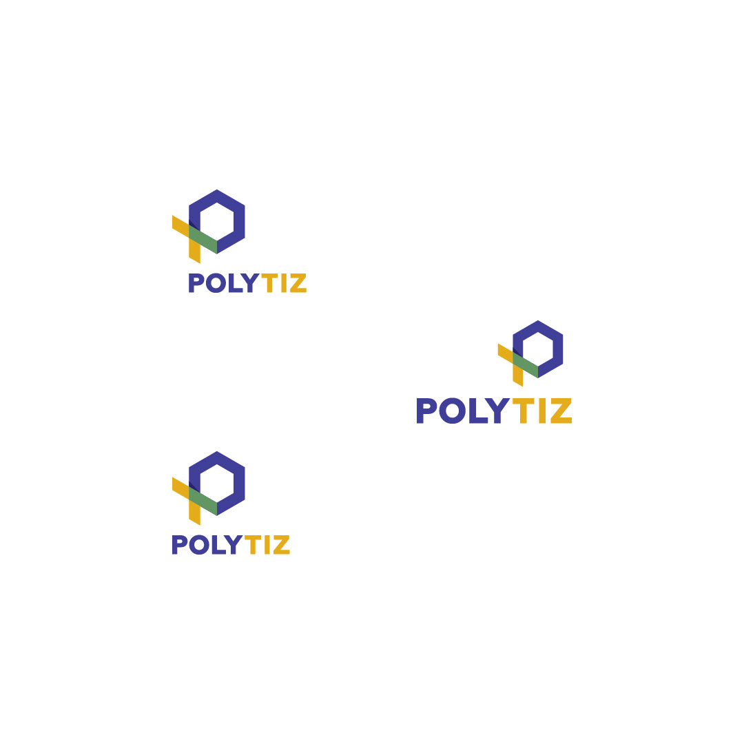 lettermark logo P logo  pattern polymer Social media post Stationery visual identity wordmark