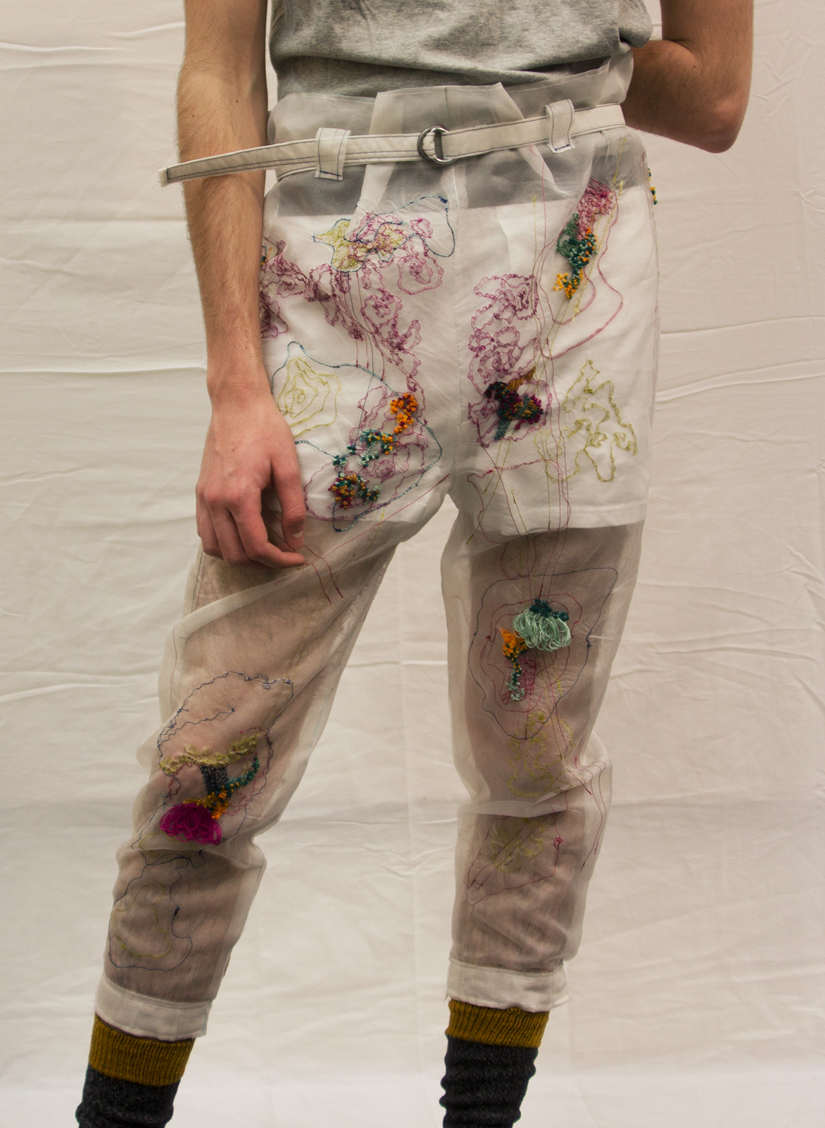 Embroidery explored stitch benefit donrose afterglow garment pants