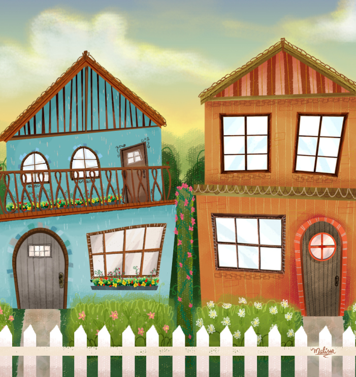 personal project background illustration children illustration digital illustration