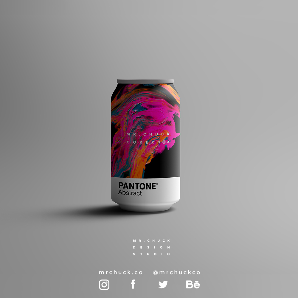 pantone concept Packaging branding  minimal pattern color cola graphic freebie